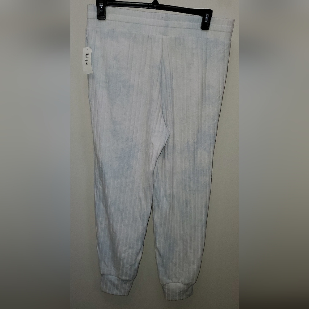 Light Tie Dyed Ribbed Joggers - Picture 3 of 7